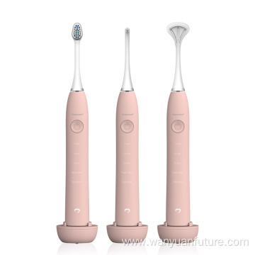 sonic toothbrush with smart timer wireless rechargeable